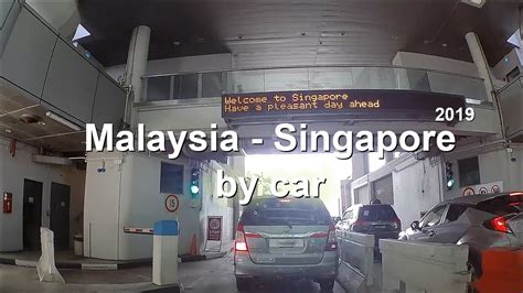 driving malaysia car into singapore